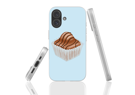 Flexi Phone Case - Brown French Fancy